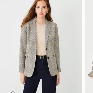 NWOT Ann Taylor Greenwich Blazer - Glen Check - size 6
